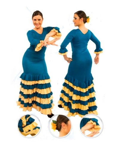 Flamenco dancing skirt for girls model EF084