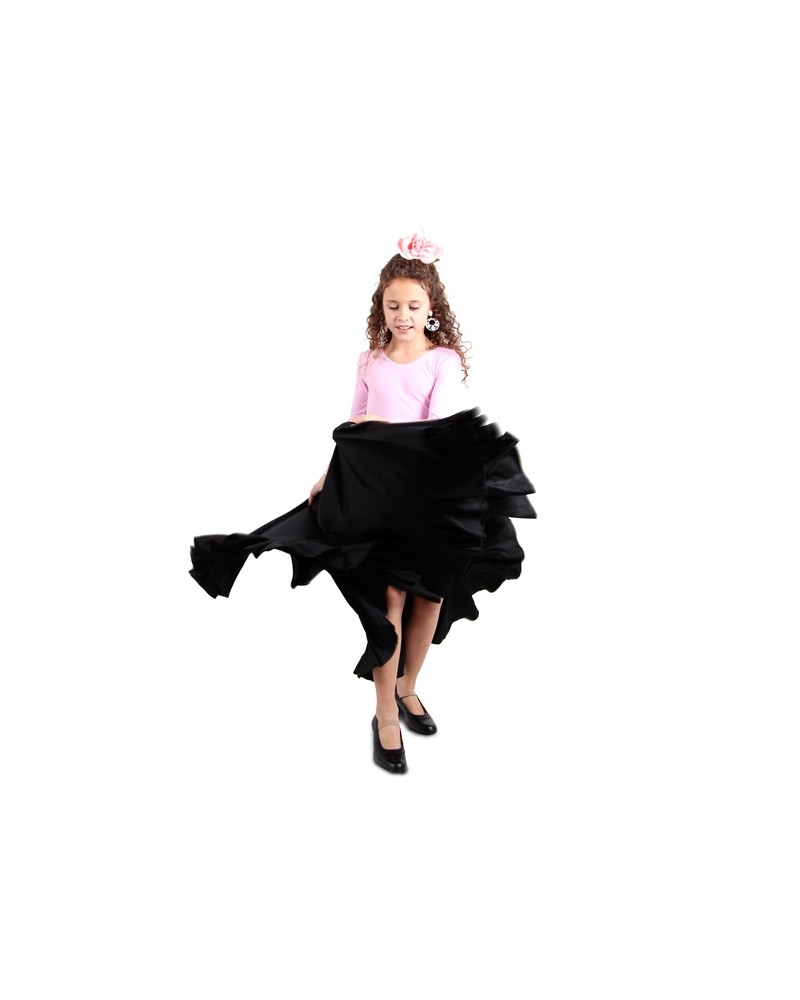 Practice Flamenco Skirt for Girls, Model MC2