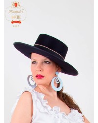 Sombrero lana 300 gr. <b>Colour - Black , Size - 52</b>
