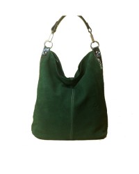 Hobo Handbag green <b>Colour - Unique, Fabric - Leatherl/Serraje</b>