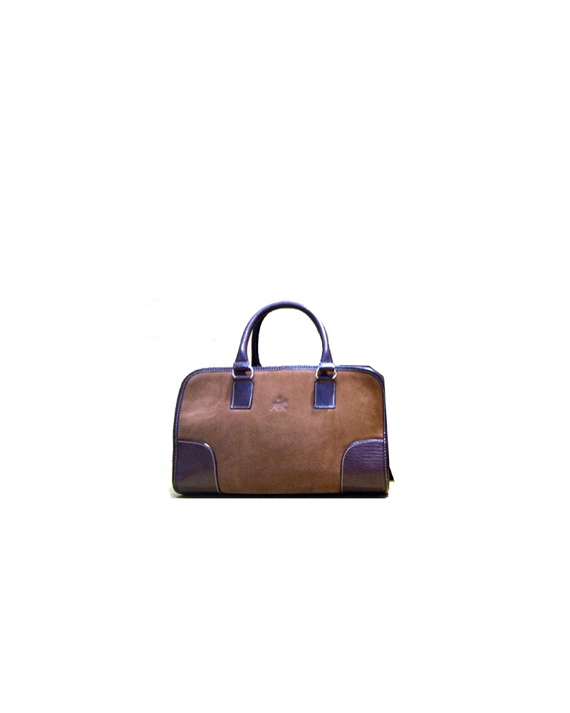 Bolso piel-serraje