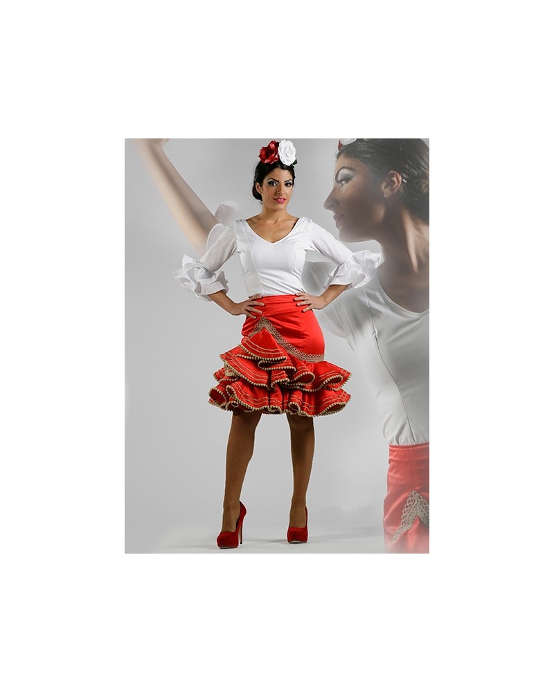 short flamenco skirt