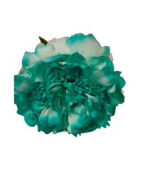 Flamenco Flowers, Big Peonies <b>Colour - Green/Water, Size - L</b>