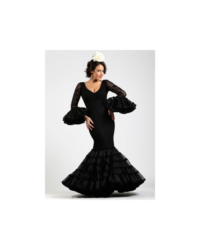 Flamenco Dress 2016 Desplante in black