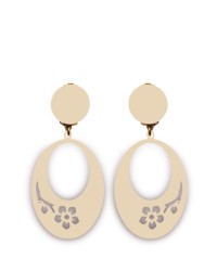 Girls Flamenco Earrings <b>Colour - Beige, Size - S</b>