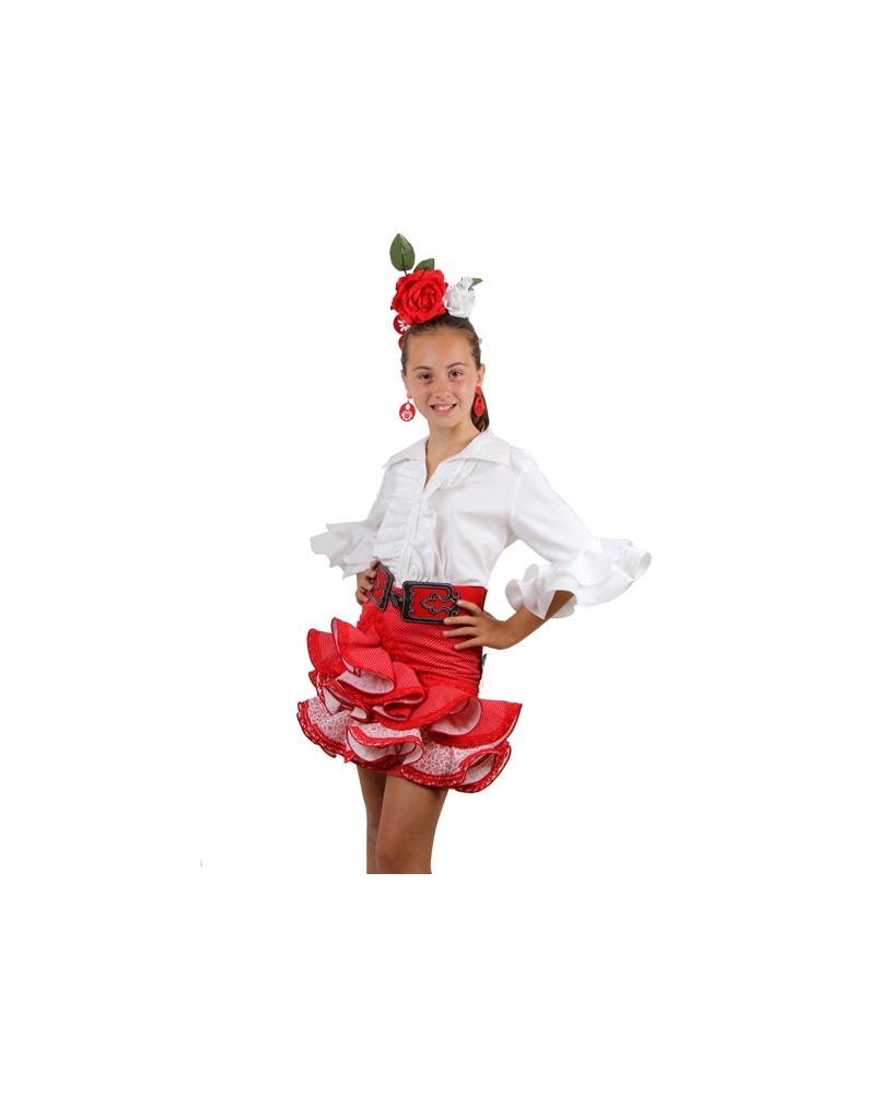 Girls Flamenco Skirt, Tamara