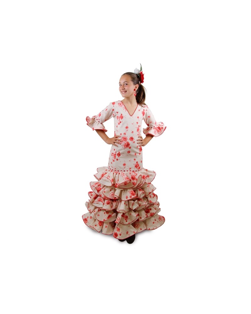 Girls Flamenco Costume, Estrella