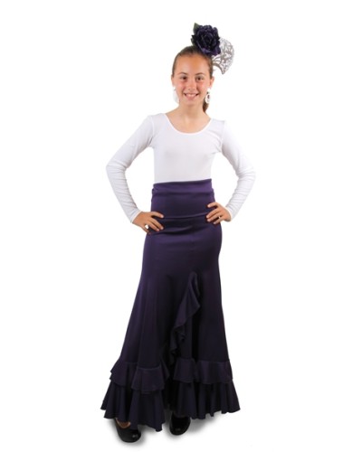 Girls Flamenco Dance Skirt, Model Salon