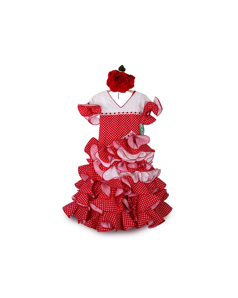 Girls Flamenco Dress, Amapola