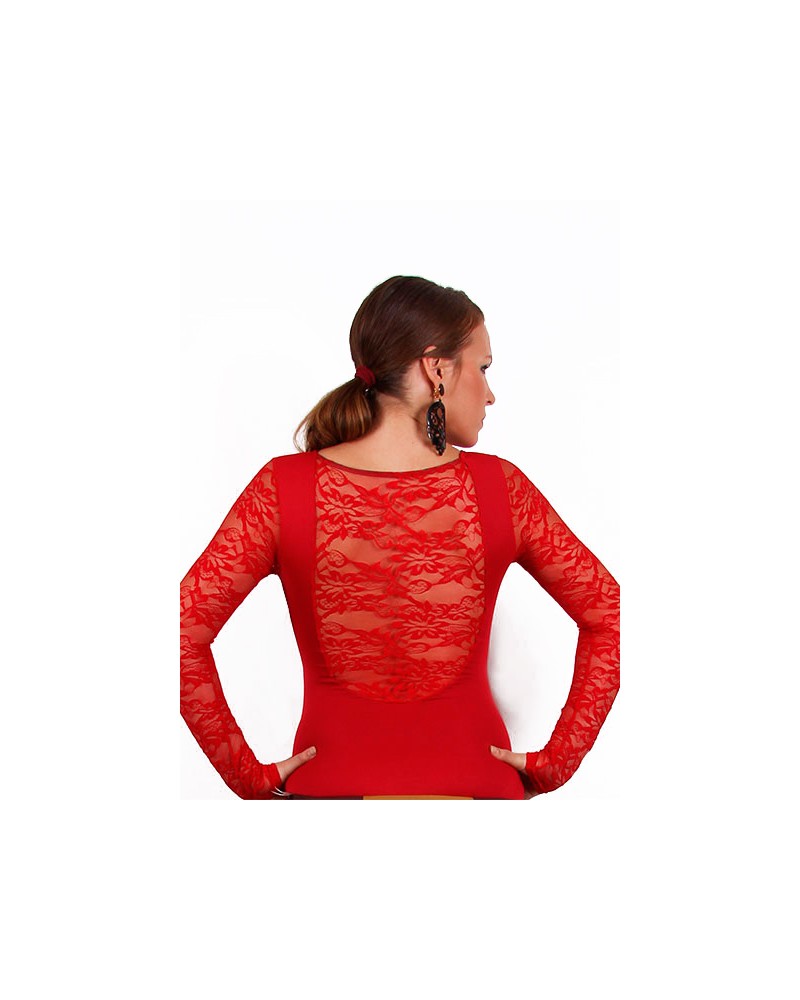 red lace maillots