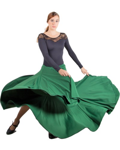 Flamenco skirt with 8 godets