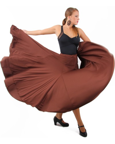 Flamenco skirt with 8 godets