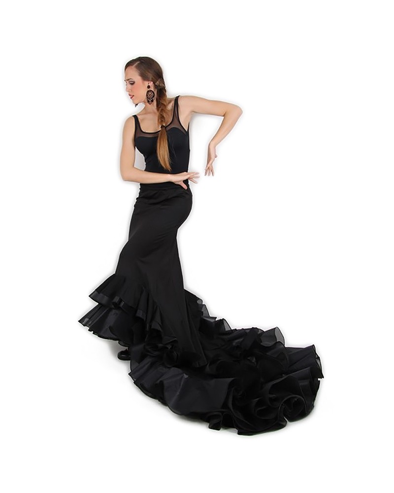 Long-Tailed Flamenco Skirt, Normal Waist