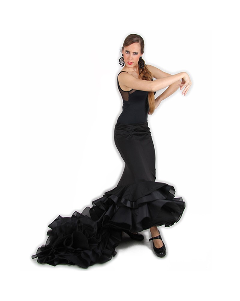 Long-Tailed Flamenco Skirt