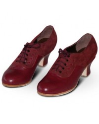 Flamenco Shoes Gallardo <b>Colour - Burgundy, Size - 35</b>