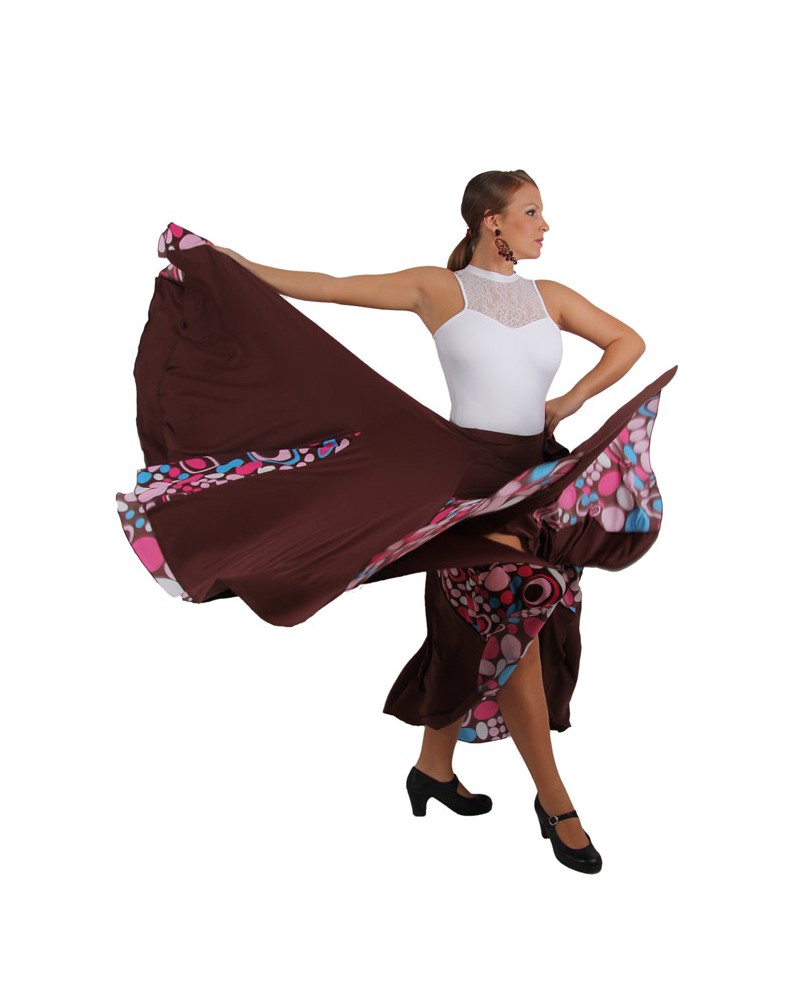 Flamenco Patterned Skirt, Model EF-007