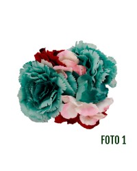 Flamenco Flowers, Carnation <b>Colour - Picture 1, Size - S</b>