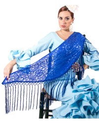 Flamenco Shawls <b>Colour - Azur, Size - L</b>