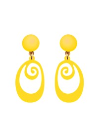 Girl's Flamenco Earrings <b>Colour - Yellow, Size - S</b>
