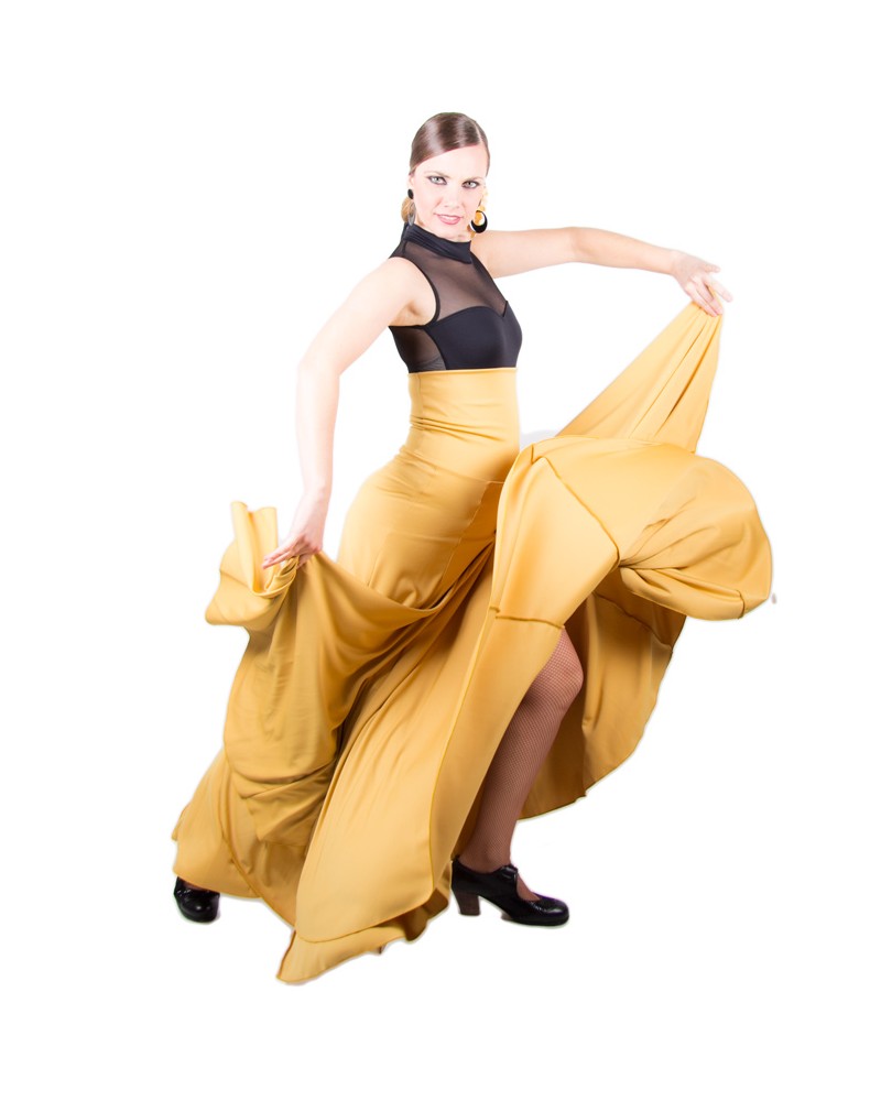 Flamenco Skirt High Waist, Model 8 Godet