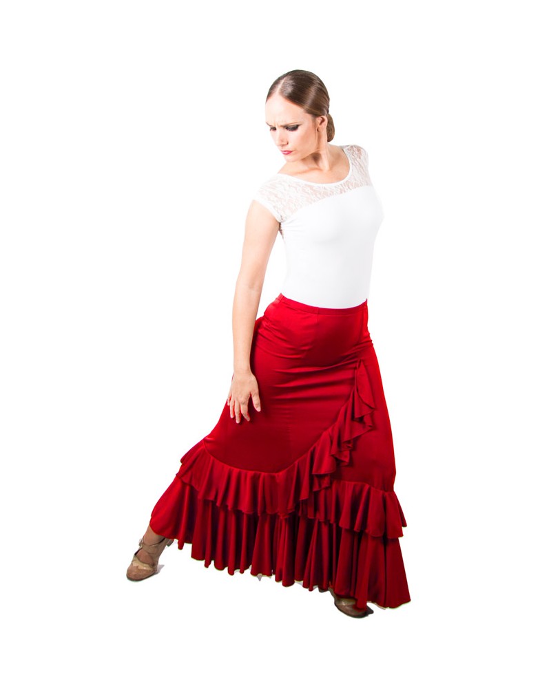 Flamenco Skirt Normal Waist, Model Salon