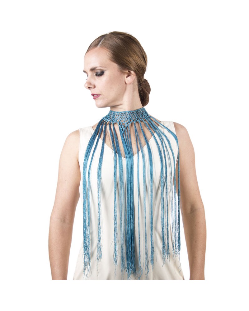Women's choker with fringes